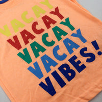 **NEW** 'Vacay Vacay Vibes!' Orange T-Shirt - Boys 18-24 Months
