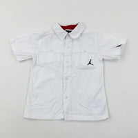 Sports Motif White Shirt - Boys 2-3 Years