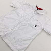 Sports Motif White Shirt - Boys 2-3 Years