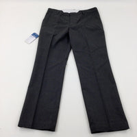 **NEW** Grey School Trousers With Adjustable Waist - Boys 11-12 Years