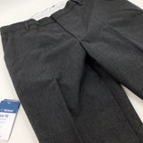 **NEW** Grey School Trousers With Adjustable Waist - Boys 11-12 Years