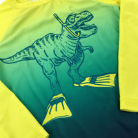Dinosaur Yellow & Green Beach Top - Boys 2-3 Years