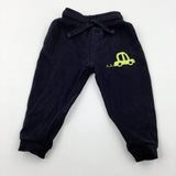 Car Black Joggers - Boys 18-24 Months