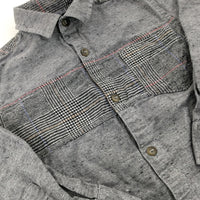 Patterned Grey Shirt - Boys 2-3 Years