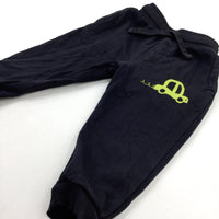 Car Black Joggers - Boys 18-24 Months