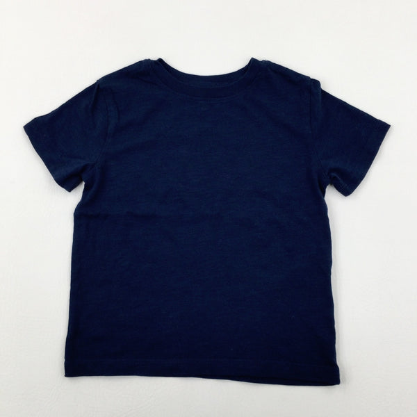 Navy Cotton T-Shirt - Boys 2-3 Years