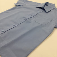 Blue School Shirt - Boys 3-4 Years