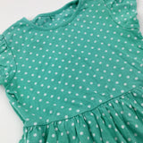 Spotty Green Dress - Girls 2-3 Years