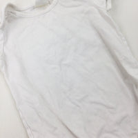 White Bodysuit - Boys 18-24 Months