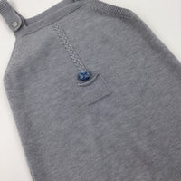 Grey Knitted Dungarees - Boys 18-24 Months