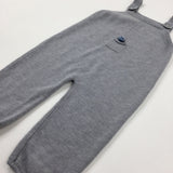 Grey Knitted Dungarees - Boys 18-24 Months