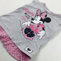 'Dots Are So Me' Minnie Mouse Grey T-Shirt - Girls 2-3 Years