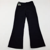 **NEW** Black School Trousers With Adjustable Waist - Girls 11-12 Years