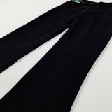 **NEW** Black School Trousers With Adjustable Waist - Girls 11-12 Years