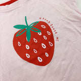 'I'm Berry Cute' Strawberry Pink T-Shirt - Girls 18-24 Months