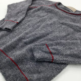 Grey Knitted Cashmere Jumper - Boys 3-4 Years