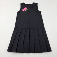 **NEW** Charcoal Grey School Pinafore Dress - Girls 10-11 Years