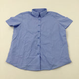 Blue School Shirt - Boys 10-11 Years