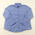 Blue School Shirt - Boys 9-10 Years