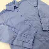 Blue School Shirt - Boys 9-10 Years