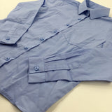 Blue School Shirt - Boys 9-10 Years