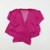 Pink Striped Long Sleeve Top - Girls 18-24 Months