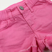 Pink Denim Shorts - Girls 18-24 Months