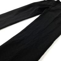 Black School Trousers With Adjustable Waist - Boys 12-13 Years