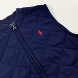 Ralph Lauren Motif Padded Navy Gilet - Boys 3-4 Years