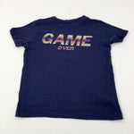 'Game Over' Navy T-Shirt - Boys 9-10 Years