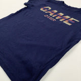 'Game Over' Navy T-Shirt - Boys 9-10 Years