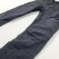 Charcoal Grey Cargo Trousers - Boys 9-10 Years