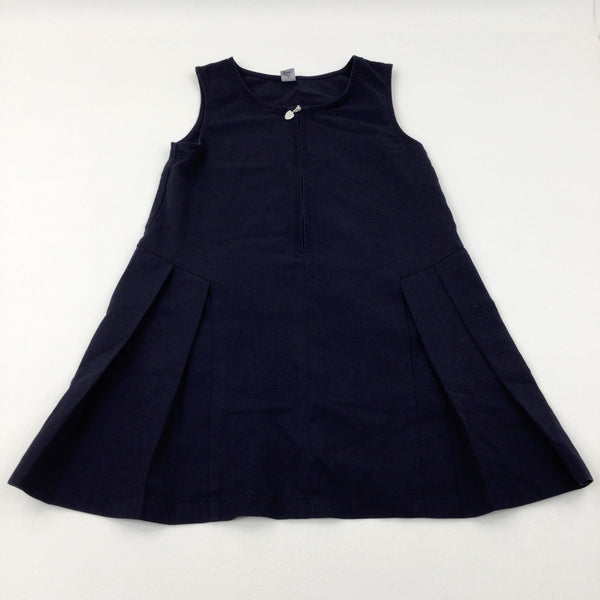 Navy School Pinafore Dress - Girls 8-9 Years