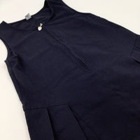 Navy School Pinafore Dress - Girls 8-9 Years