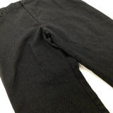 Charcoal Grey School Trousers With Adjustable Waist - Boys 11-12 Years