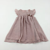 Dusky Pink Dress - Girls 2-3 Years