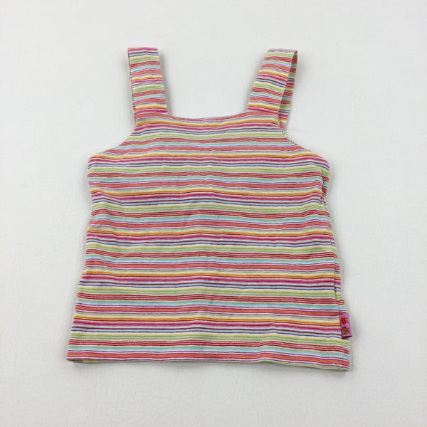 Colourful Striped Vest Top - Girls 2-3 Years