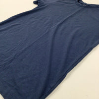 Navy Cotton T-Shirt - Boys 11-12 Years