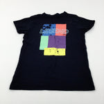 Legend' Colourblock Black T-Shirt - Boys 11-12 Years