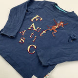 'Fantasic' Mr Fox Roald Dahl Blue Long Sleeve Top - Boys 4-5 Years