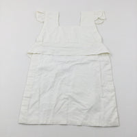 Victorian Maid Cream Apron Costume - Girls 5-7 Years