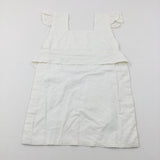 Victorian Maid Cream Apron Costume - Girls 5-7 Years