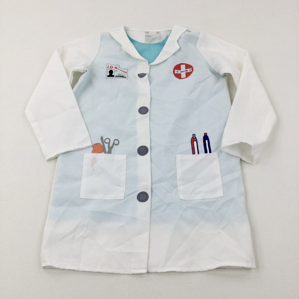 'Doctor' White Coat Costume - Girls/Boys 5-7 Years