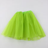 Neon Green Net Skirt - Girls 9-11 Years