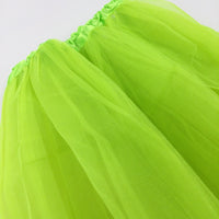 Neon Green Net Skirt - Girls 9-11 Years