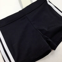 **NEW** Striped Black & White Shorts - Girls 3-4 Years