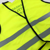 Grandad's Little Helper' Neon Yellow Builders Vest Costume - Girls/Boys 4-5 Years