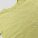 Yellow Cotton T-Shirt - Boys 4-5 Years