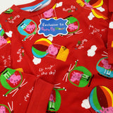 **NEW** 'Up In The Sky' Peppa Pig Red Sweatshirt - Girls 3-4 Years