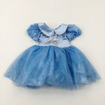 Cinderella Sparkly Blue Dress Costume - Girls 12-18 Months